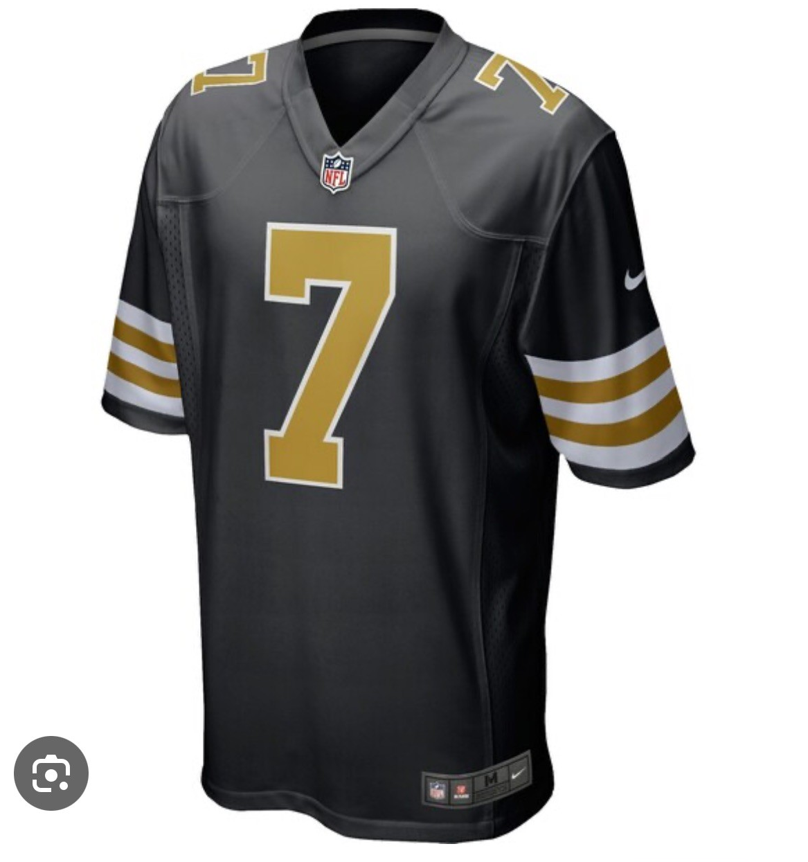 Taysom Hill New Orleans Saints Alternate Game Jersey football jersey product view 1