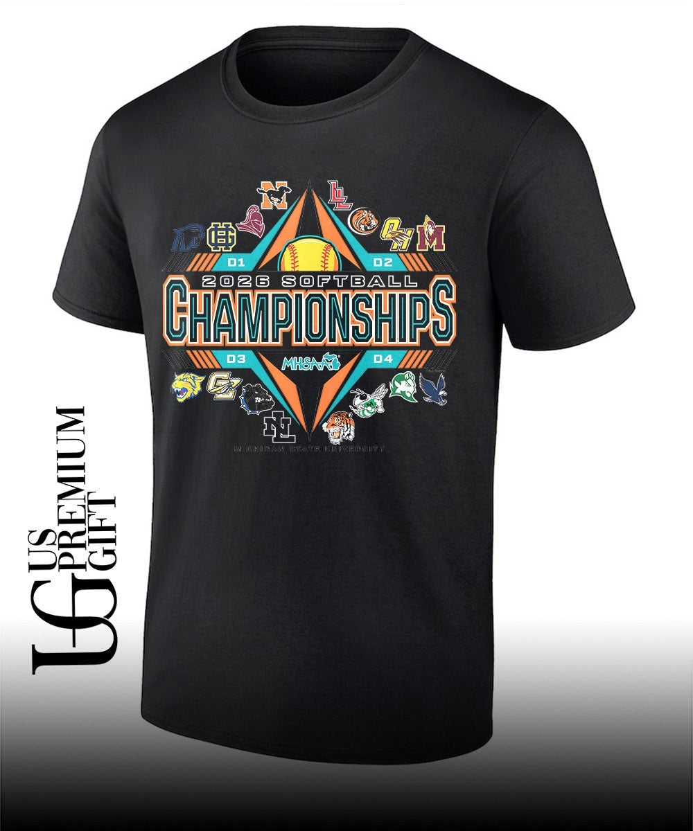 2026 MHSAA Softball Championships shirt Unisex T-shirt, Sweatshirt, Hoodie, Long Sleeve Tee - T-Shirt, Sweatshirt, Hoodie