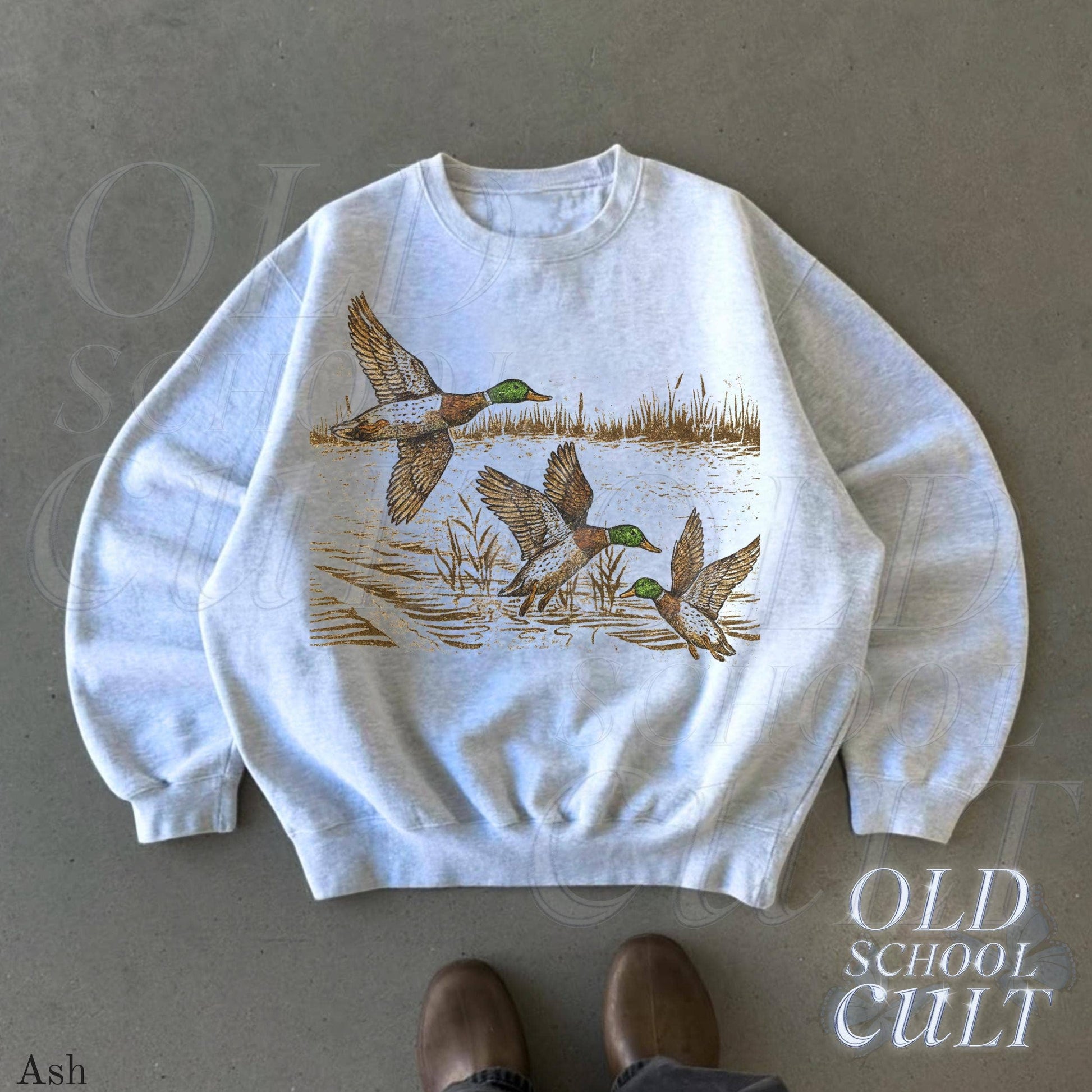 Vintage Mallard Nature Sweatshirt Unisex Cozy Crewneck Unisex T-shirt, Sweatshirt, Hoodie, Long Sleeve Tee - T-Shirt, Sweatshirt, Hoodie