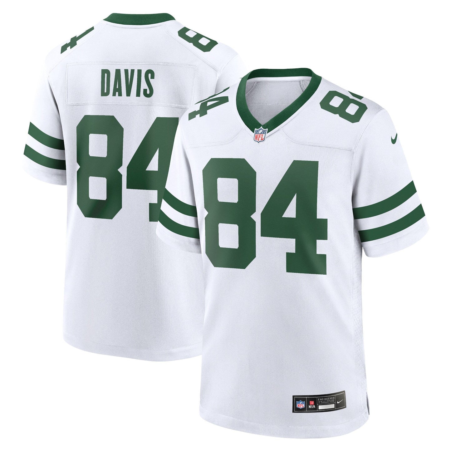 Corey Davis New York Jets Game Jersey - Legacy White football jersey product view 1