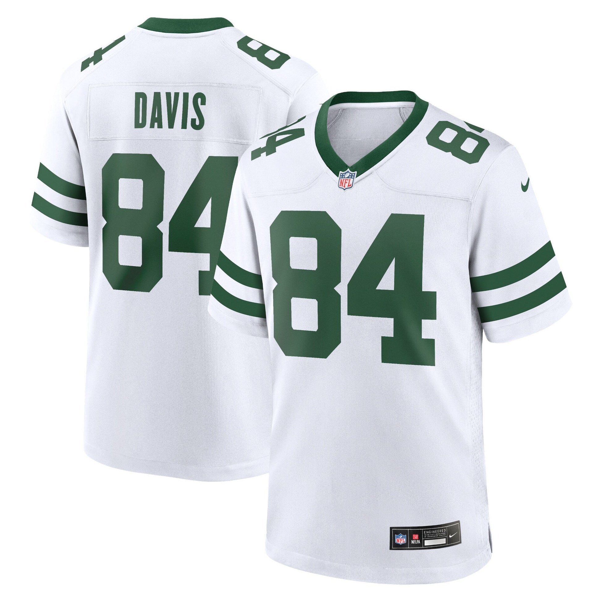 Corey Davis New York Jets Game Jersey - Legacy White football jersey product view 1
