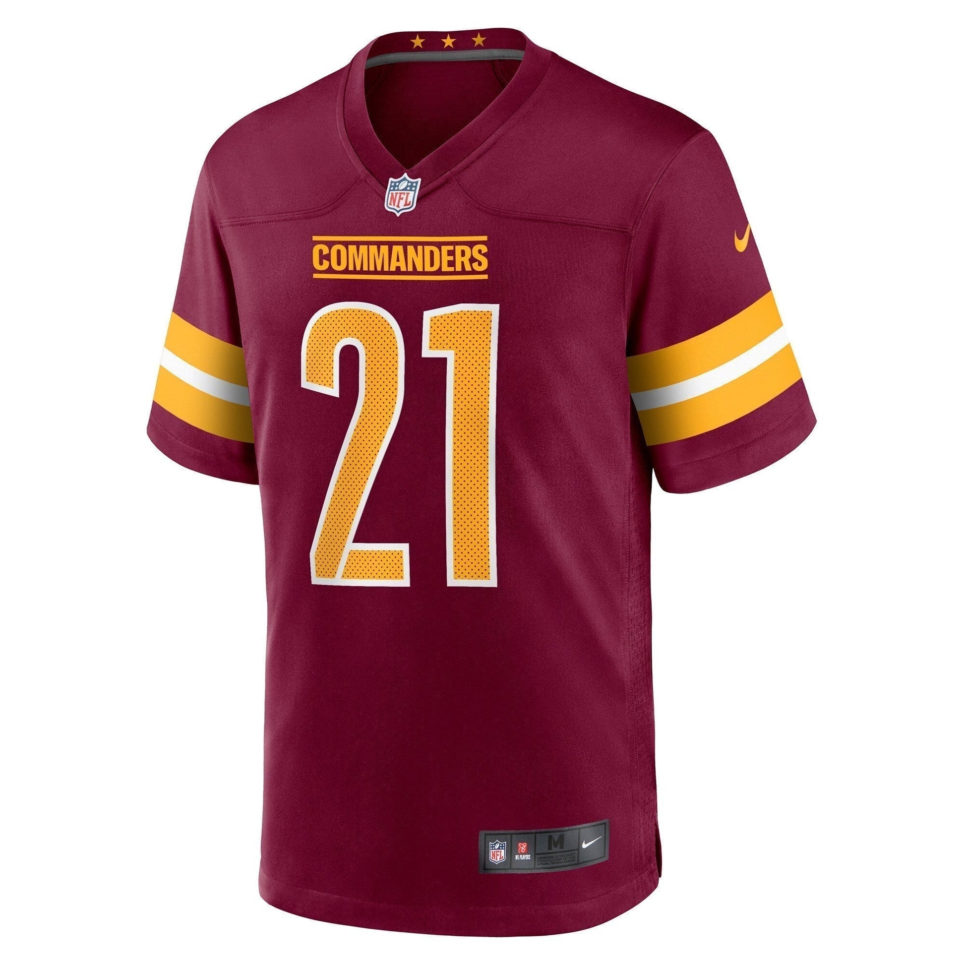 Sean Taylor Washington Commanders Game Jersey - Burgundy football jersey product view 2