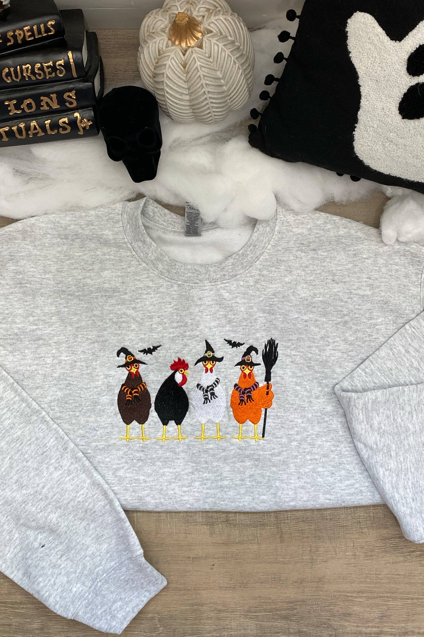 Halloween Chickens Unisex T-shirt, Sweatshirt, Hoodie, Long Sleeve Tee - T-Shirt, Sweatshirt, Hoodie
