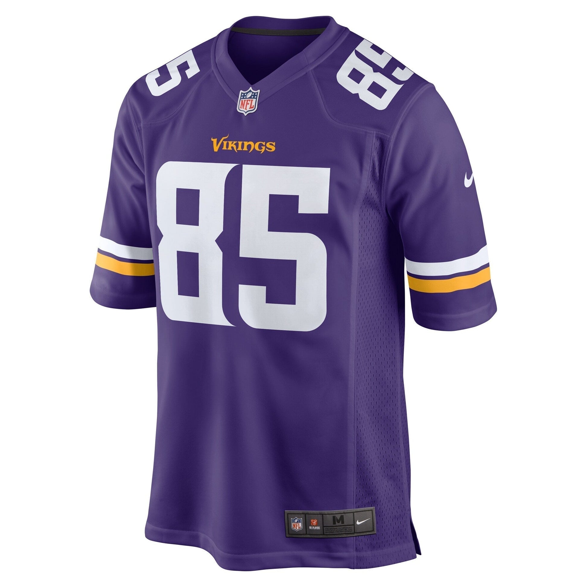 Dan Chisena Minnesota Vikings Game Jersey - Purple football jersey product view 2