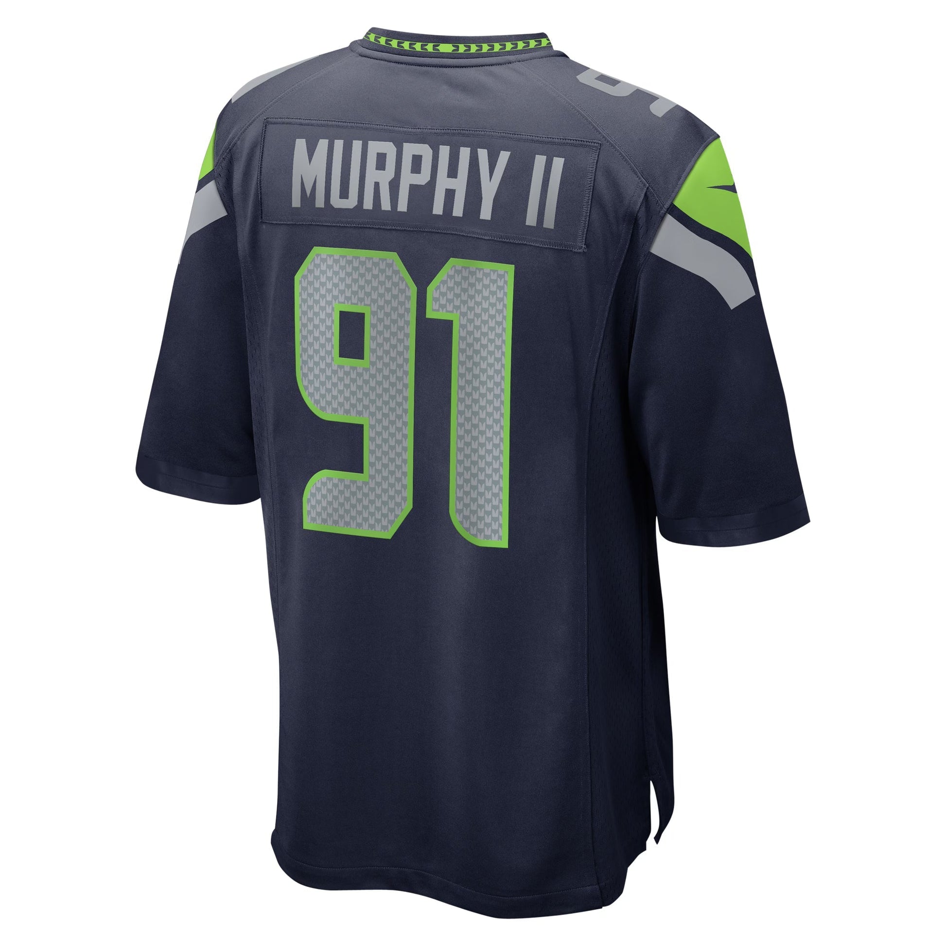 Seattle Seahawks Byron Murphy II College Navy Player Game Jersey football jersey product view 1