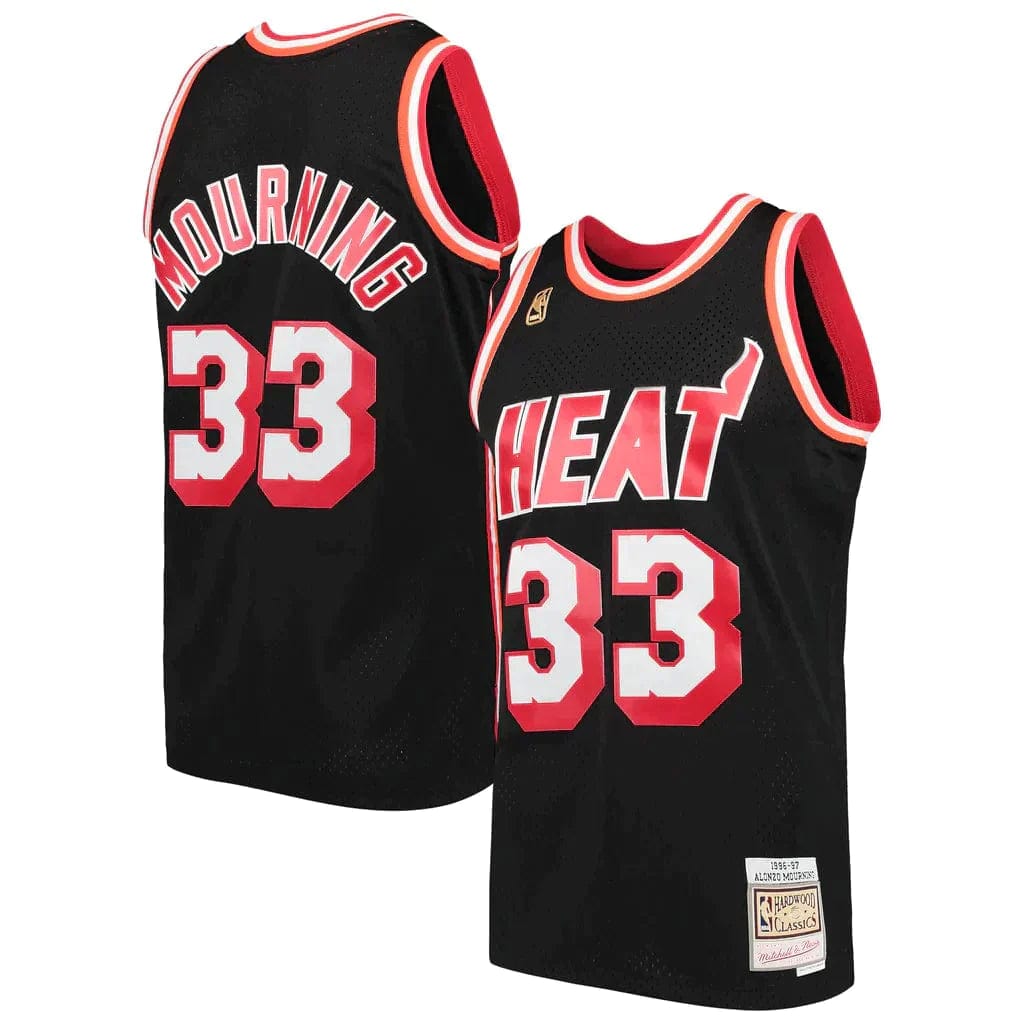 Alonzo Mourning Heat Jersey sports jersey product view 1