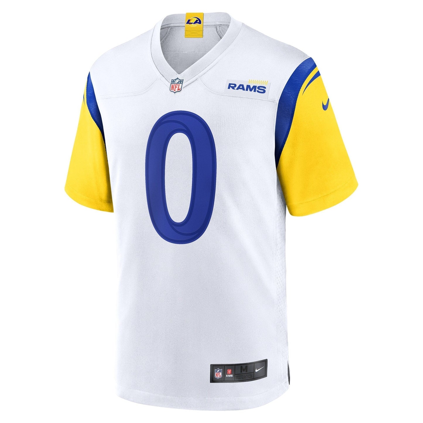 Byron Young Los Angeles Rams Team Game Jersey - White football jersey product view 2