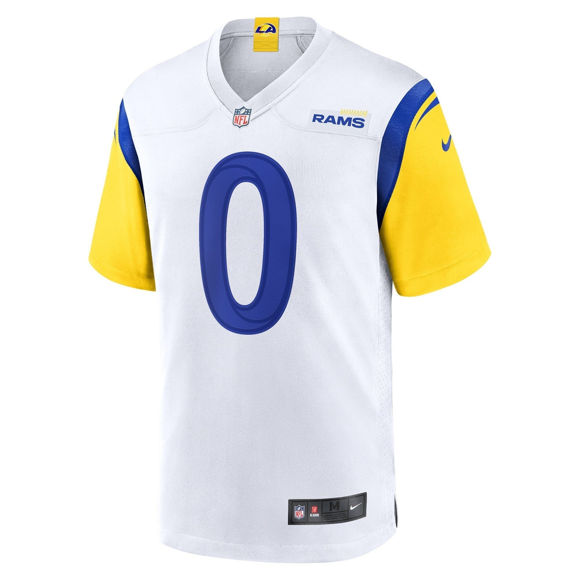 Byron Young Los Angeles Rams Team Game Jersey - White football jersey product view 2