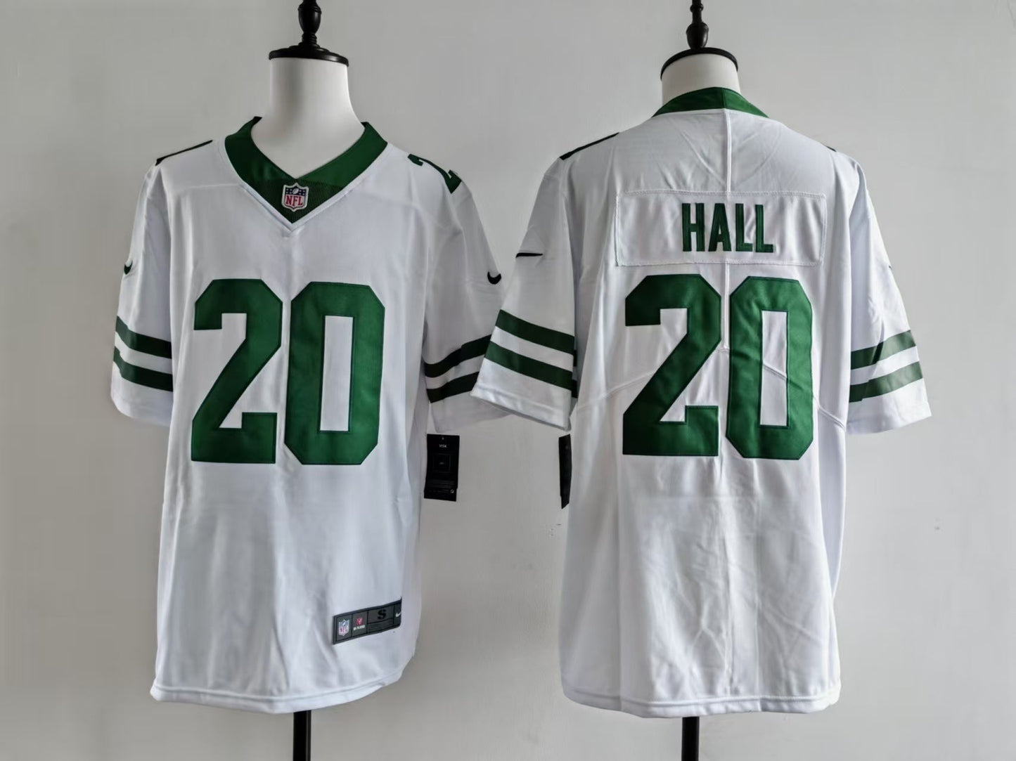 Men's New York Jets Breece Hall Jersey-White football jersey product view 1
