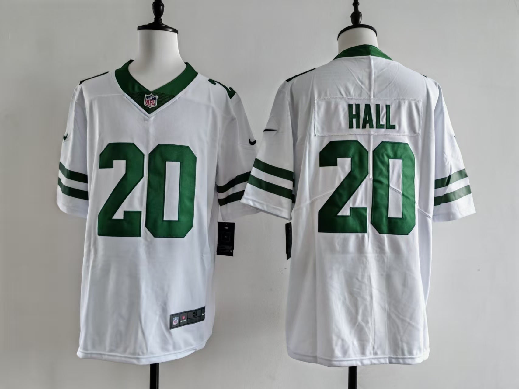 Men's New York Jets Breece Hall Jersey-White football jersey product view 1
