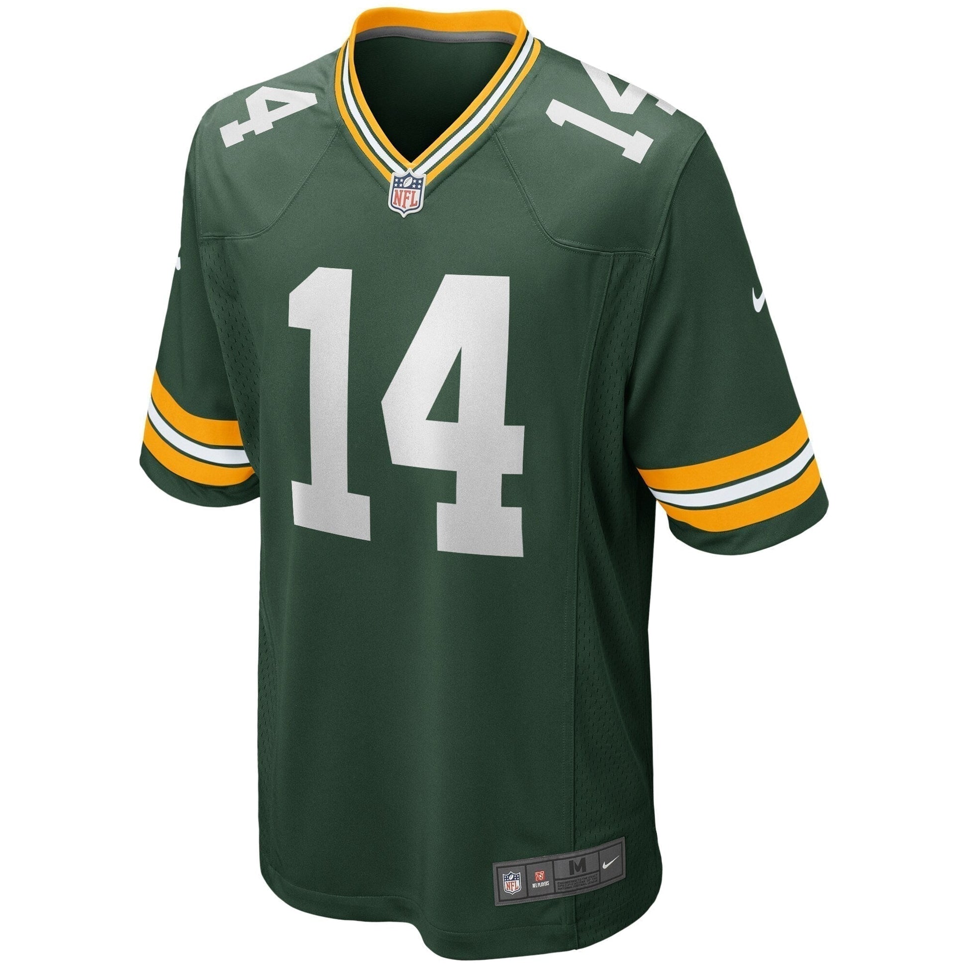 Don Hutson Green Bay Packers Game Retired Jersey - Green football jersey product view 2