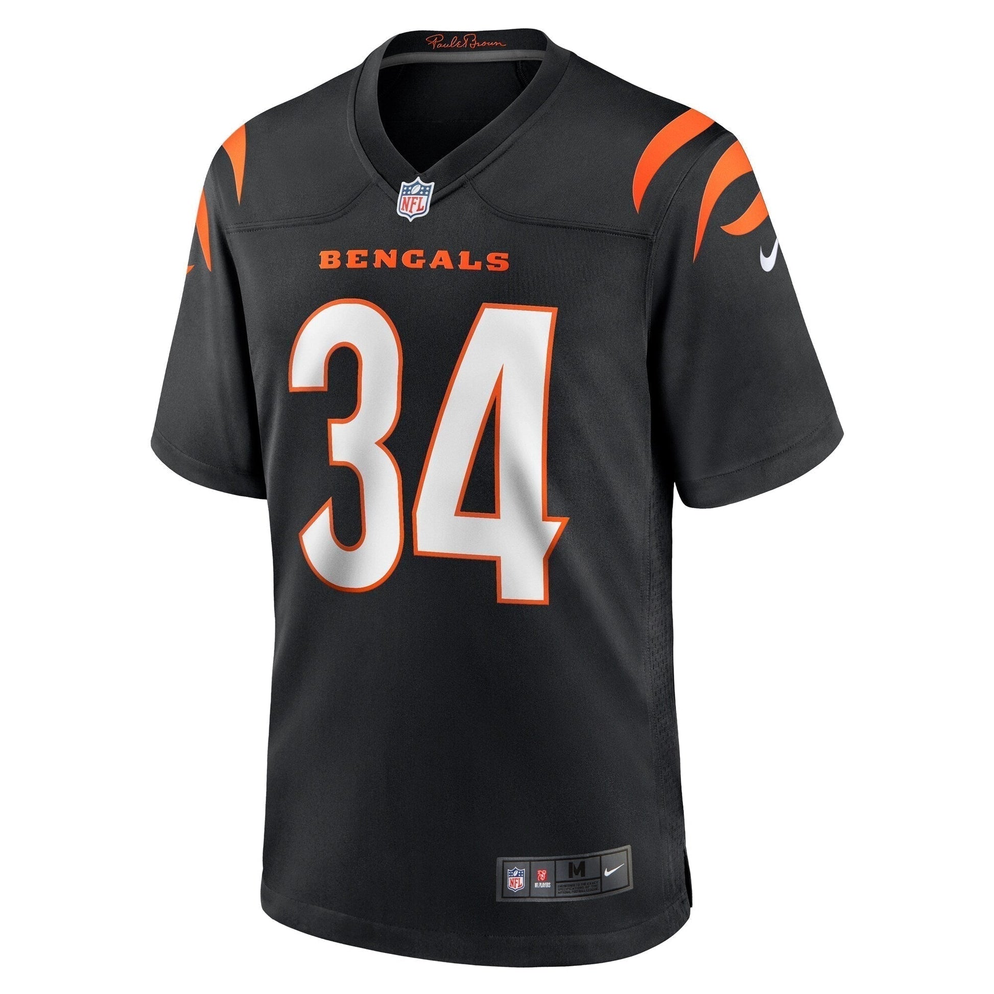 Demetric Felton Jr. Cincinnati Bengals Team Game Jersey - Black football jersey product view 2