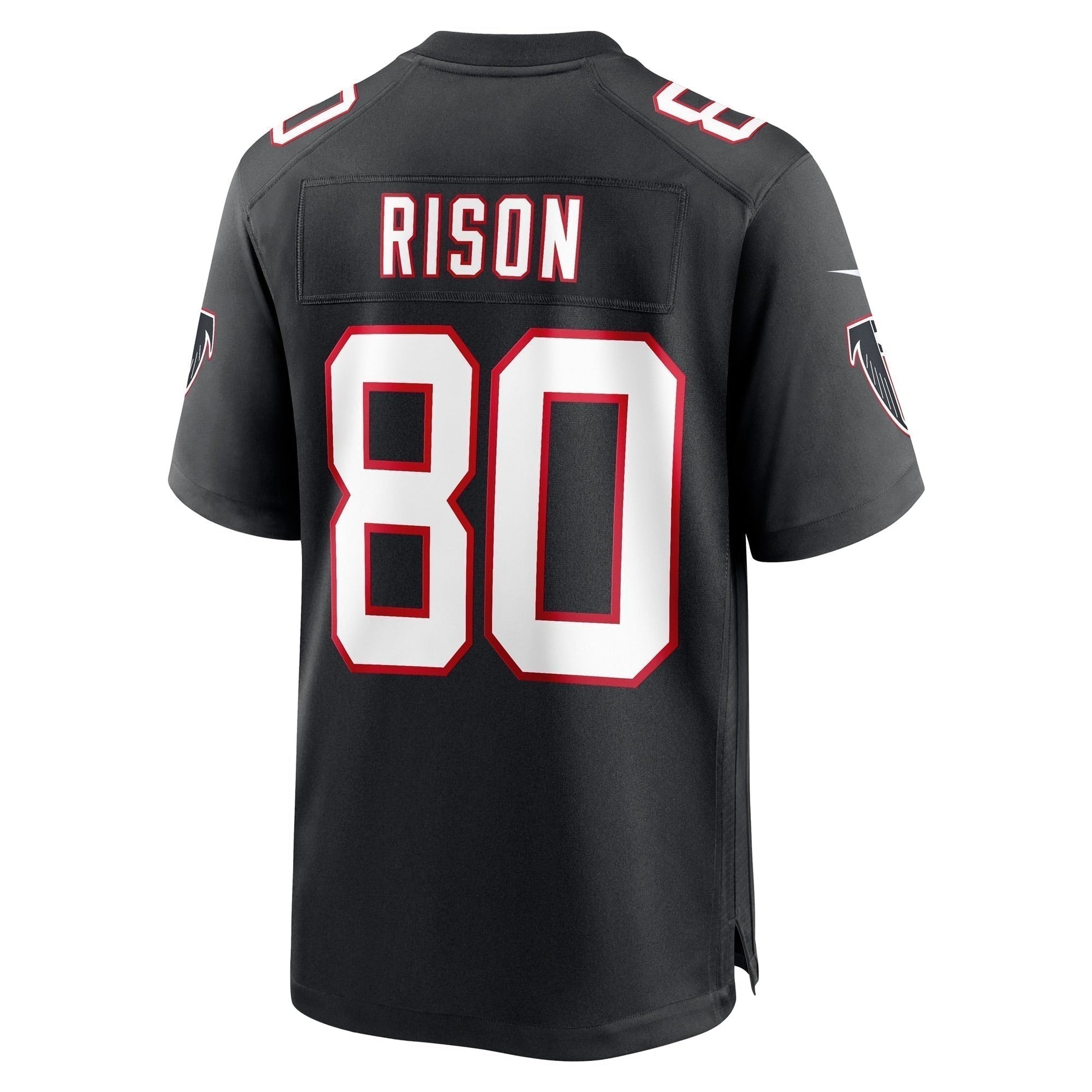 Andre Rison Atlanta Falcons Retired Jersey - Black football jersey product view 3