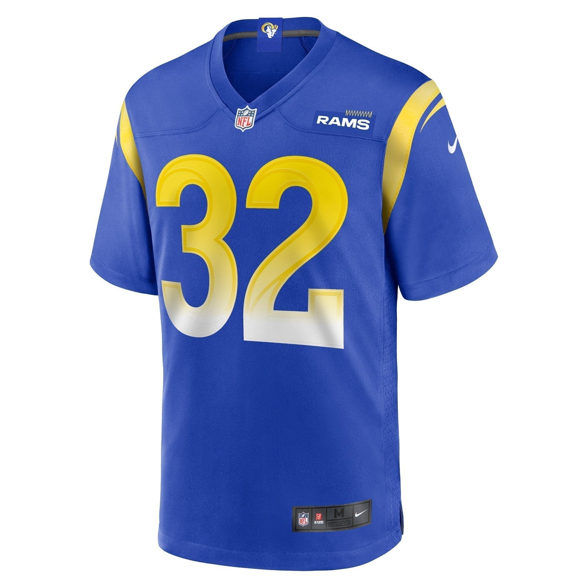 Ochaun Mathis Los Angeles Rams Home Game Jersey - Royal football jersey product view 2