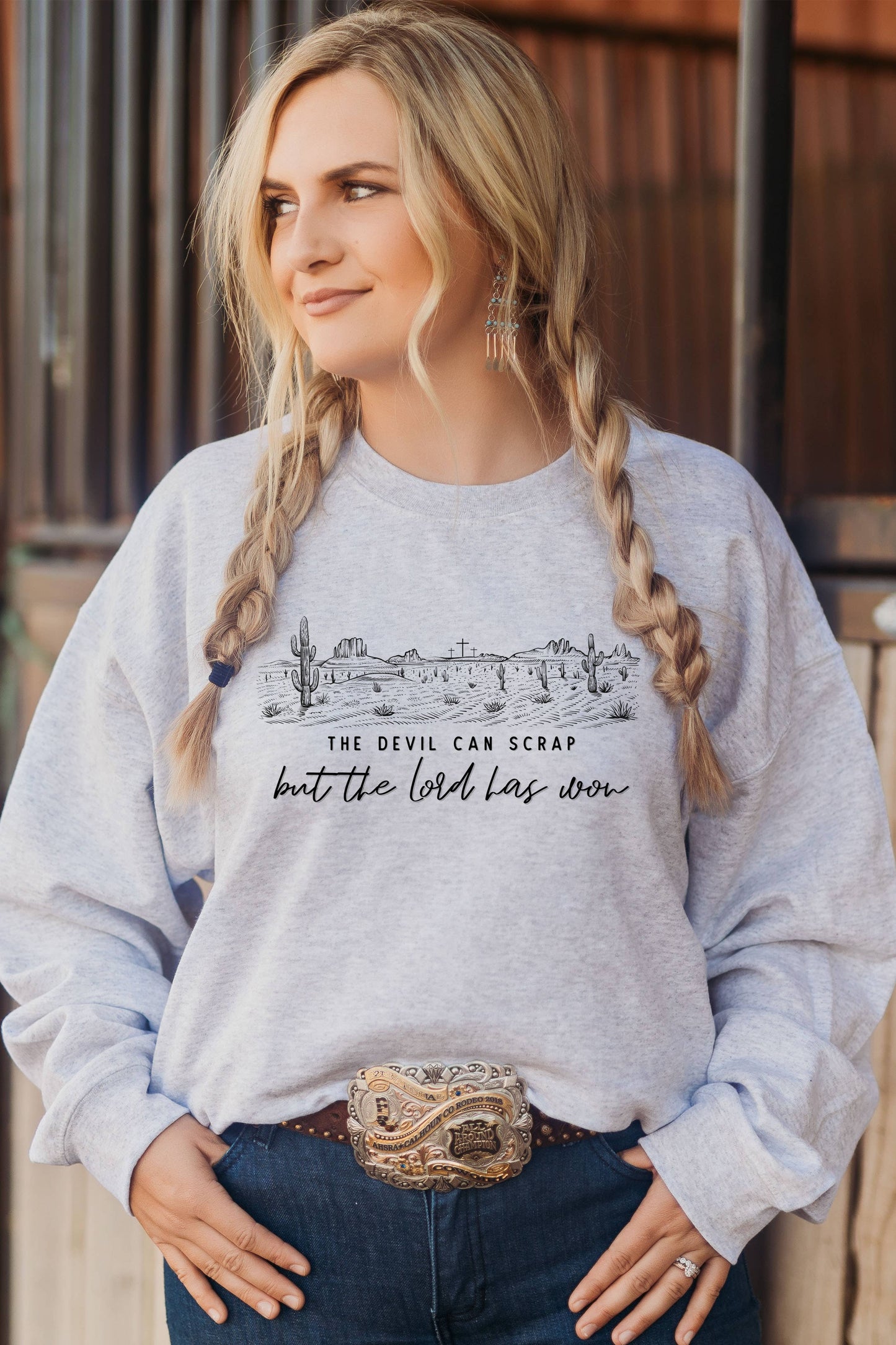 The Lord Has Won Unisex T-shirt, Sweatshirt, Hoodie, Long Sleeve Tee - T-Shirt, Sweatshirt, Hoodie