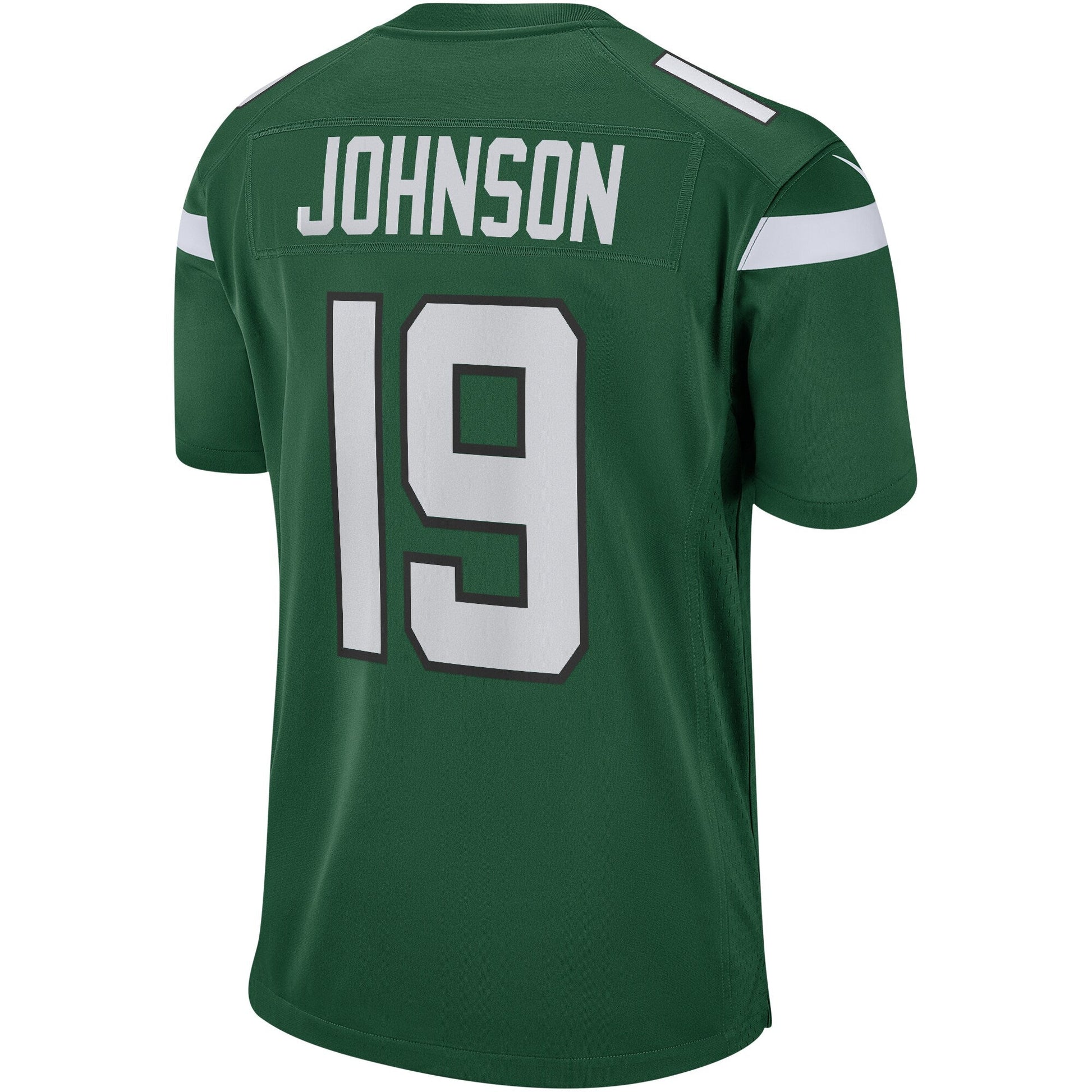 Keyshawn Johnson New York Jets Game Retired Jersey - Gotham Green football jersey product view 3