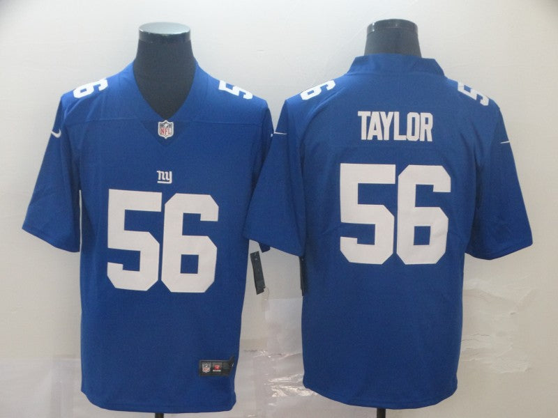 Men's New York Giants Lawrence Taylor Blue Game Jersey football jersey product view 1