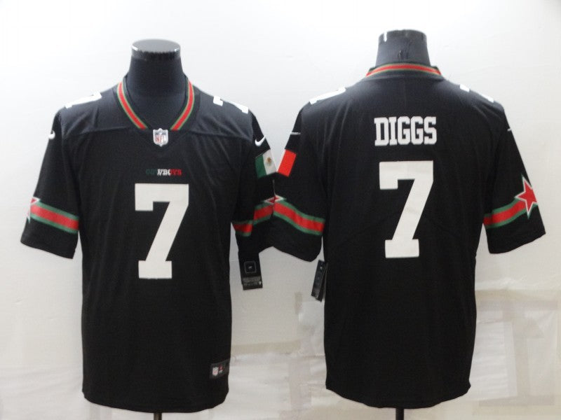 Men's Dallas Cowboys Trevon Diggs #7 Black Game Player Jersey1 football jersey product view 1