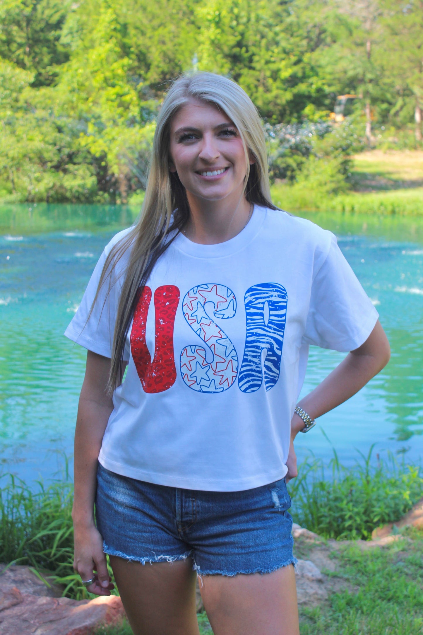 USA Animal Print Unisex T-shirt, Sweatshirt, Hoodie, Long Sleeve Tee - T-Shirt, Sweatshirt, Hoodie