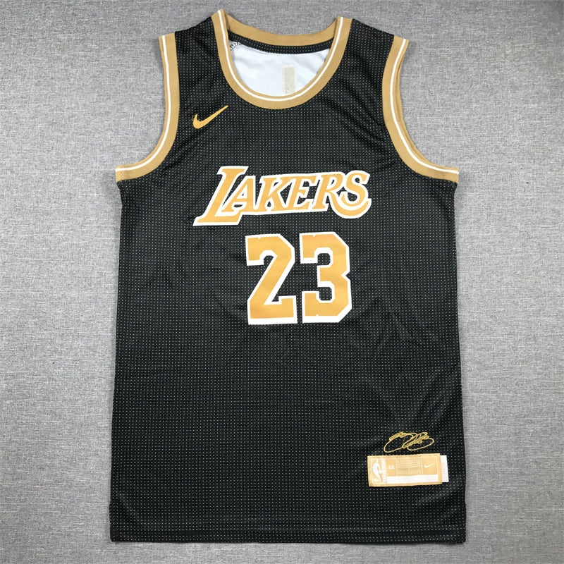 Lakers #23 Black Select Edition Jersey basketball jersey product view 1
