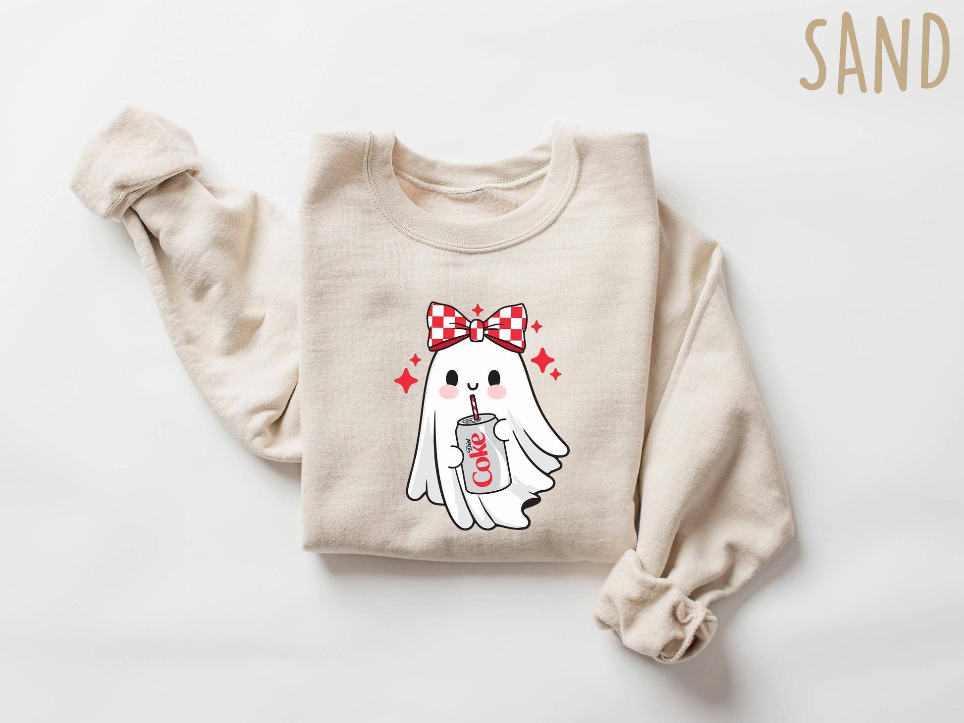 Diet Coke Halloween Ghost Sweatshirt Unisex T-shirt, Sweatshirt, Hoodie, Long Sleeve Tee - T-Shirt, Sweatshirt, Hoodie