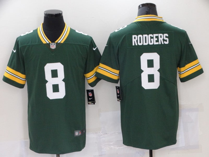 Men's Green Bay Packers Aaron Rodgers Green Game Jersey football jersey product view 1