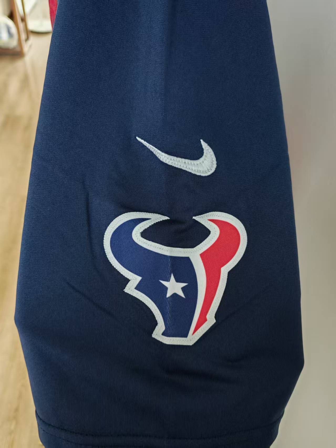 Men's Houston Texans Derek Stingley Jr. Jersey-Blue football jersey product view 2
