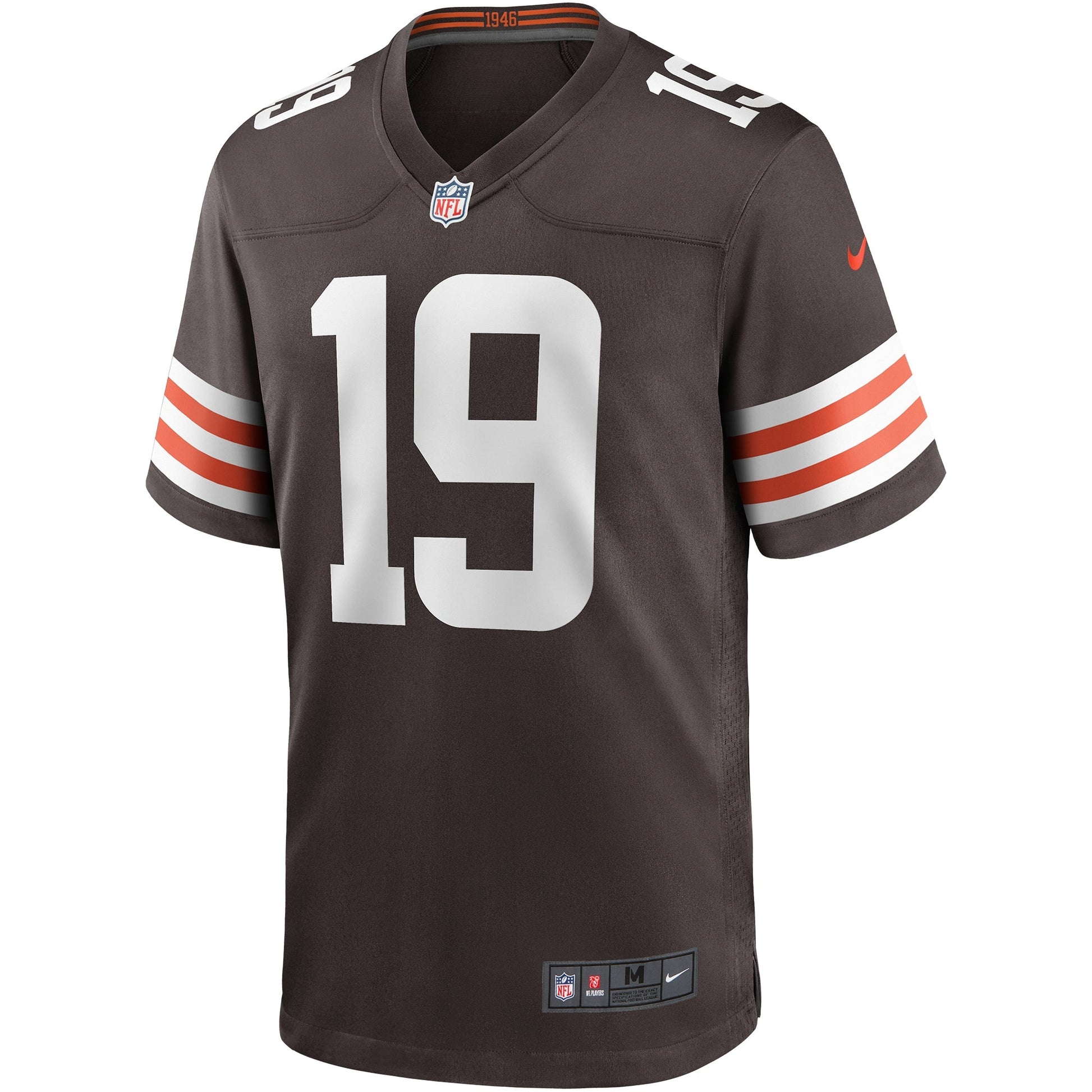 Bernie Kosar Cleveland Browns Game Retired Jersey - Brown football jersey product view 2
