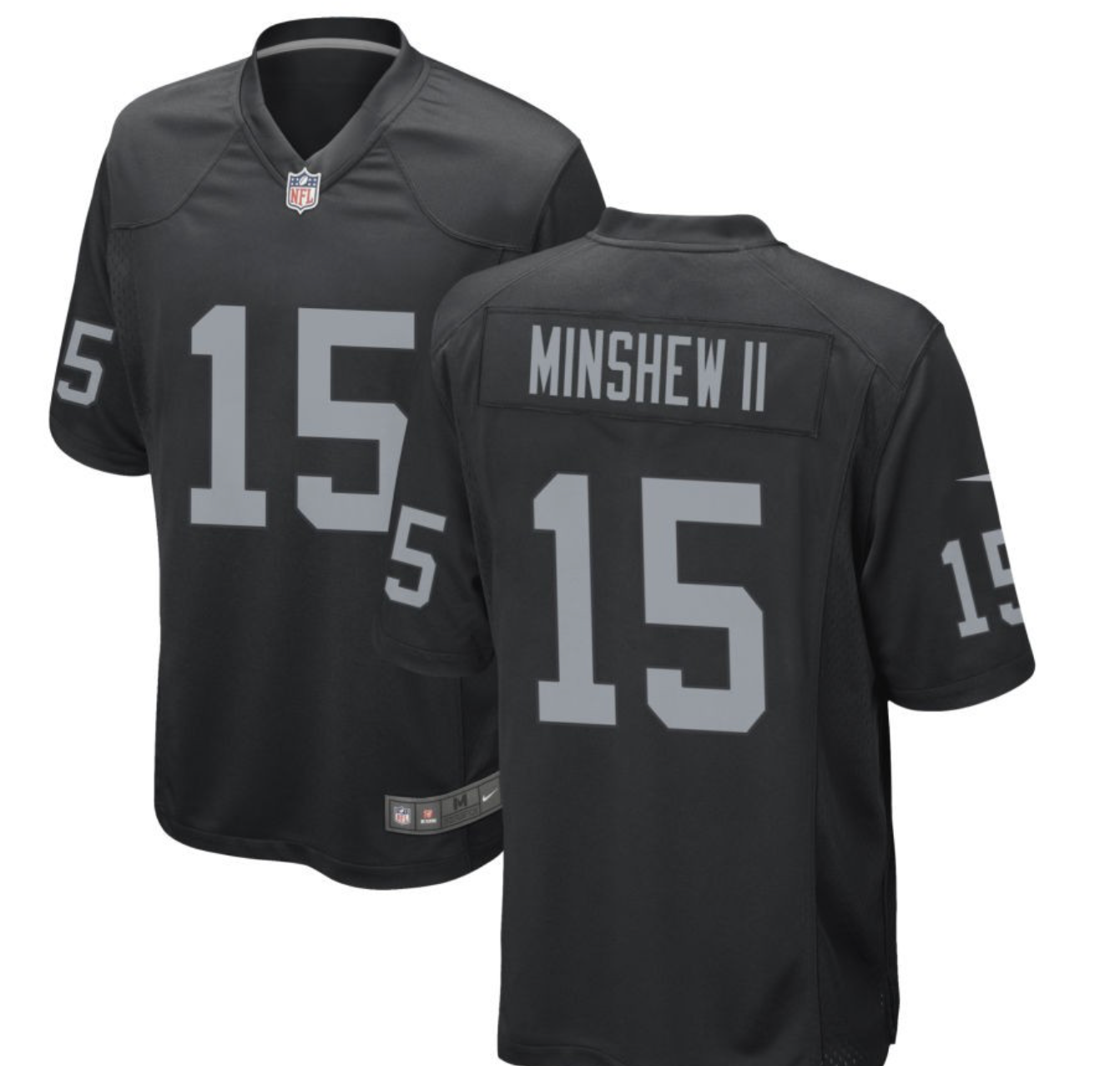 Gardner Minshew II Las Vegas Raiders Jersey football jersey product view 1