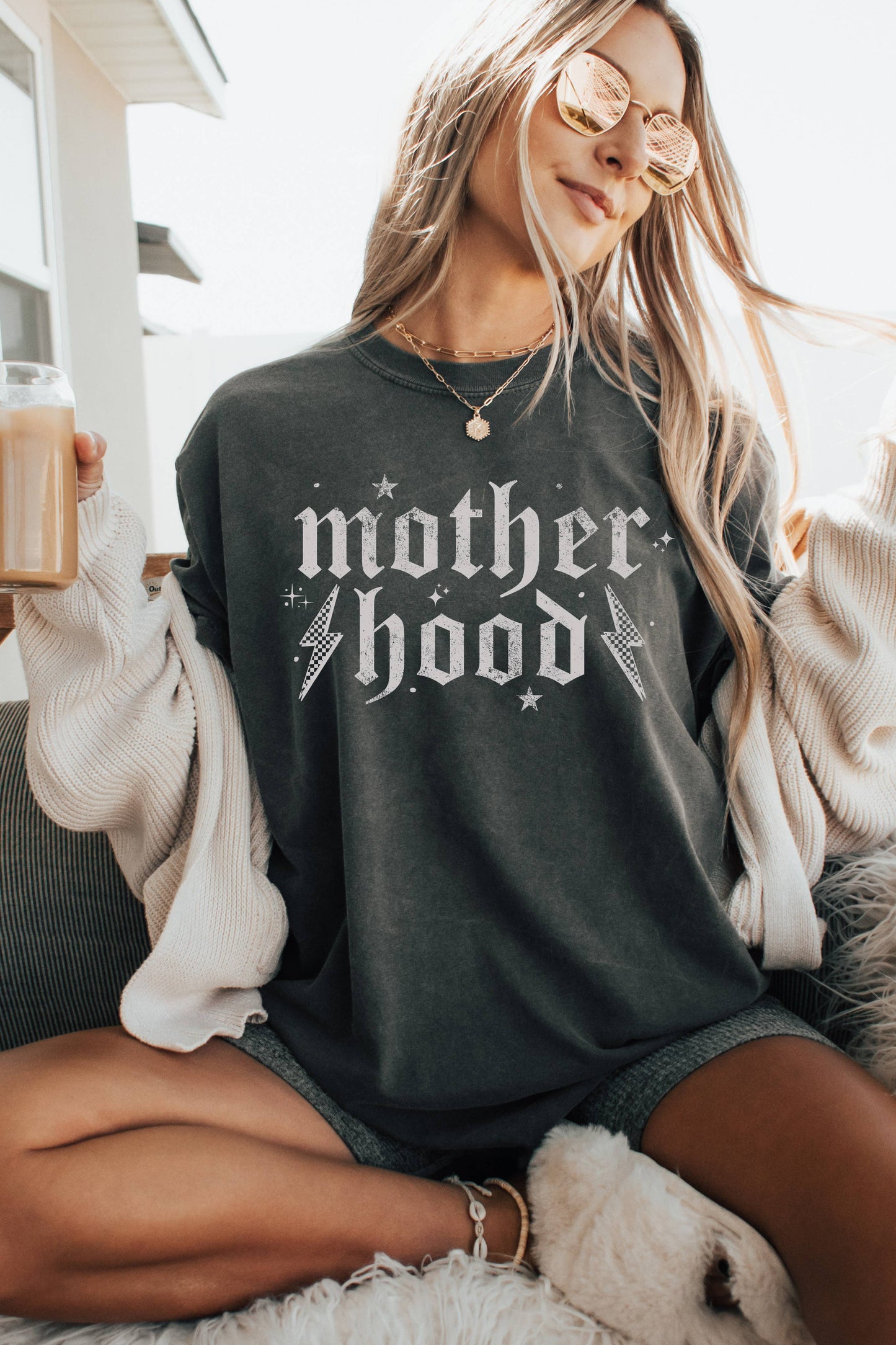 Motherhood Graphic T-Shirt Unisex T-shirt, Sweatshirt, Hoodie, Long Sleeve Tee - T-Shirt, Sweatshirt, Hoodie