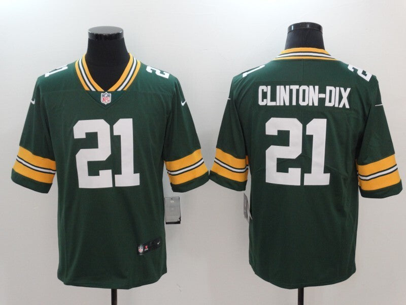 Men's Green Bay Packers HaHa Clinton-Dix Jersey -green football jersey product view 1