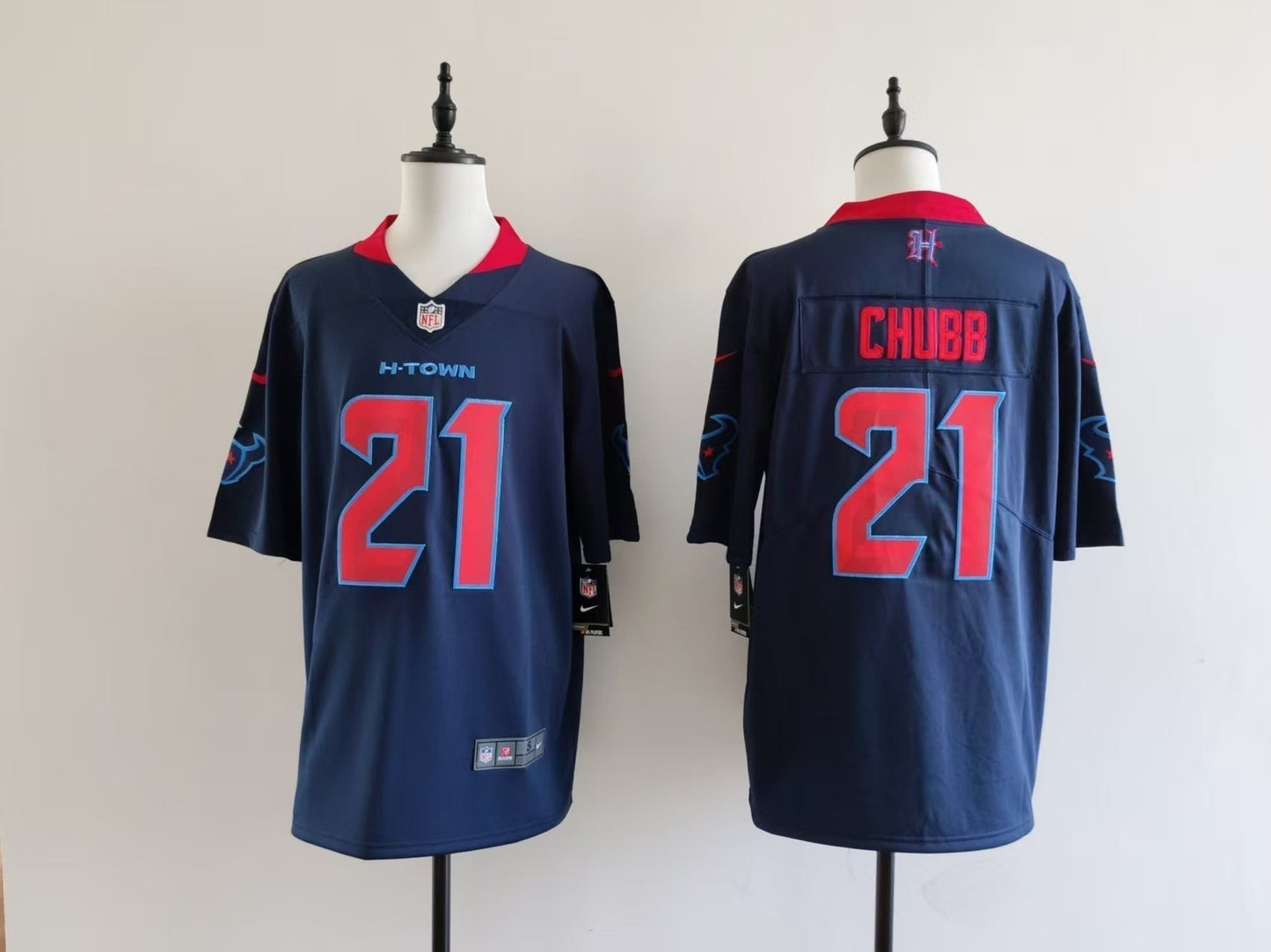 Men's Houston Texans Nick Chubb Jersey football jersey product view 1
