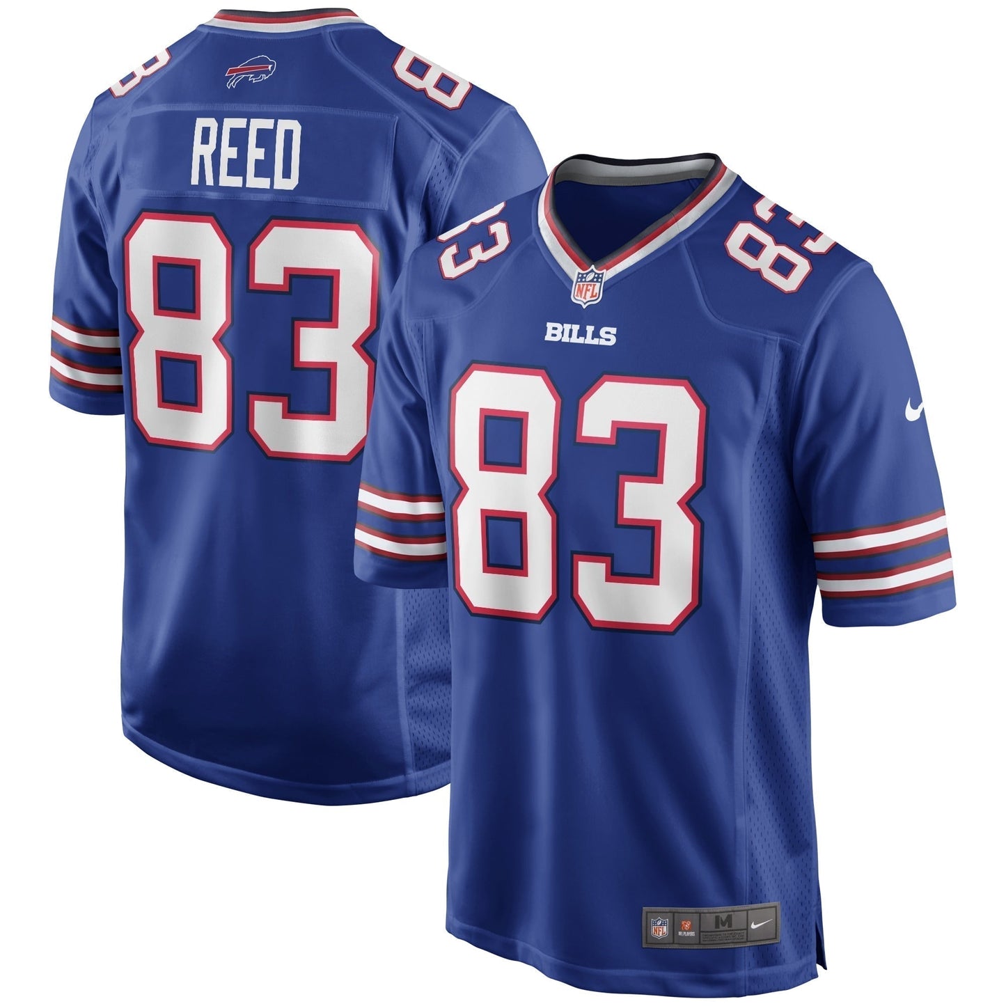 Andre Reed Buffalo Bills Game Retired Jersey - Royal football jersey product view 1