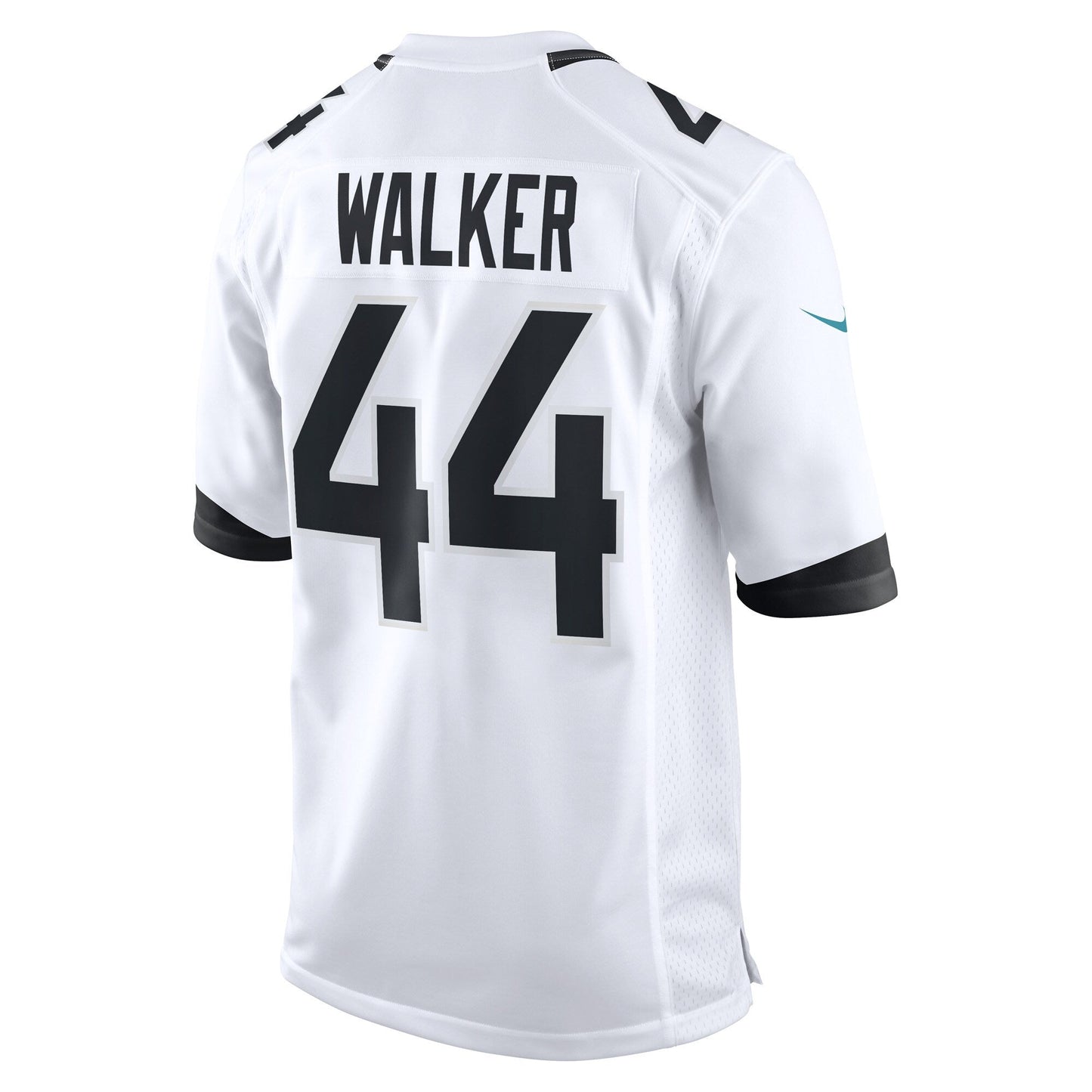 Travon Walker Jacksonville Jaguars Game Jersey - White football jersey product view 3