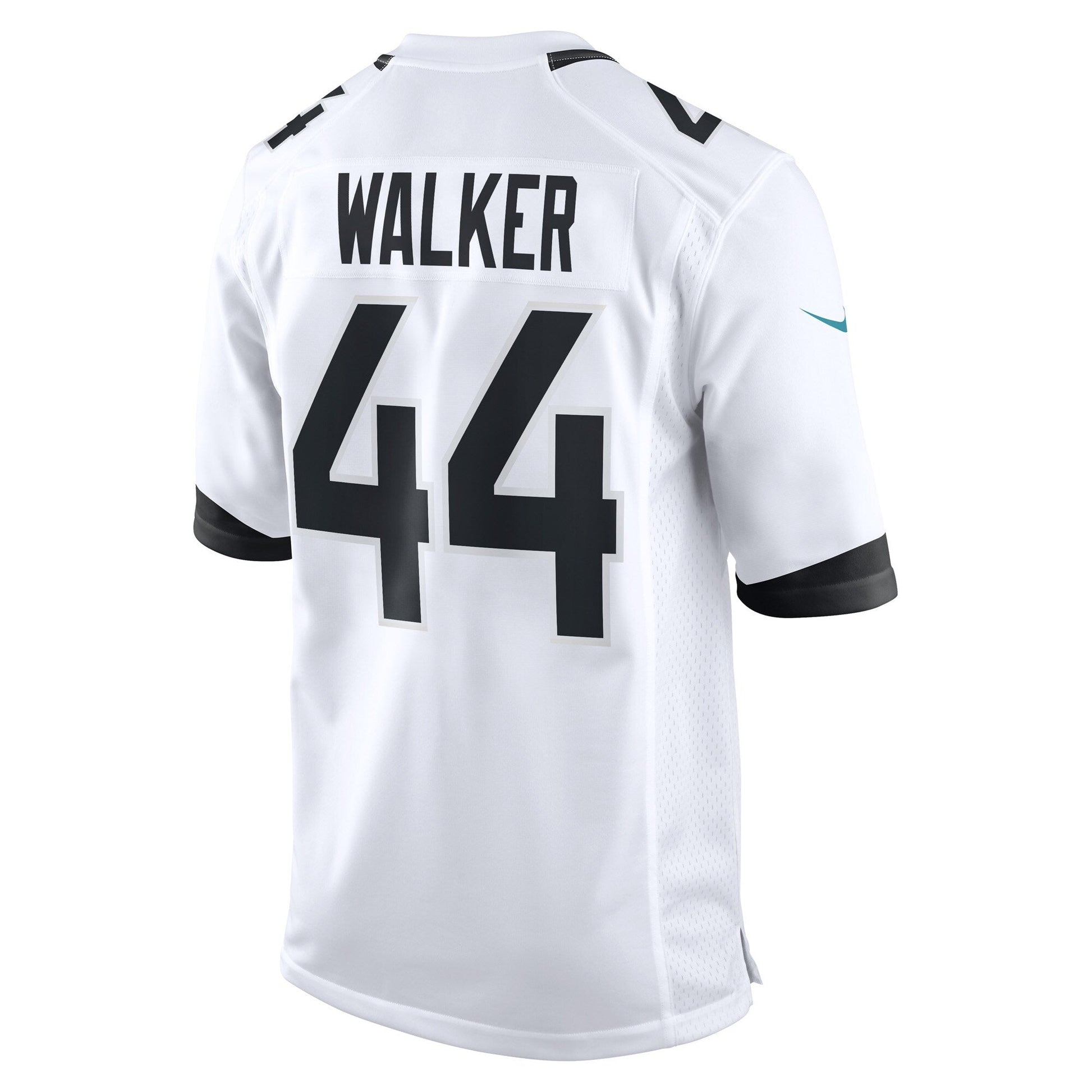 Travon Walker Jacksonville Jaguars Game Jersey - White football jersey product view 3