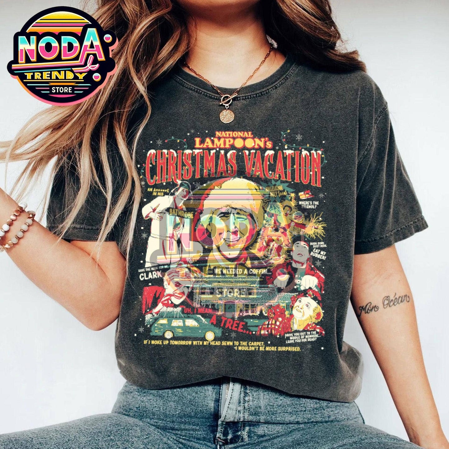 90S National Lampoon's Christmas Vacation Clark Griswold Unisex T-shirt, Sweatshirt, Hoodie, Long Sleeve Tee - T-Shirt, Sweatshirt, Hoodie