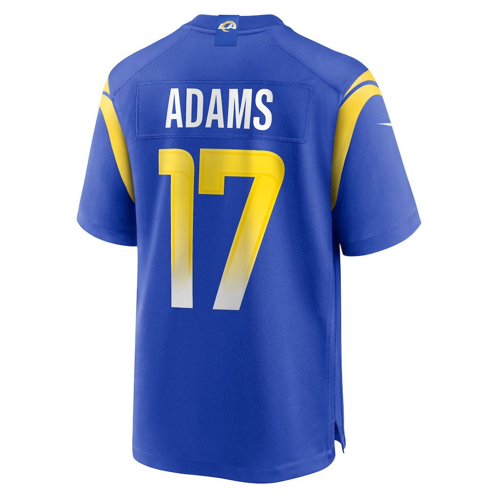 LA.Rams #17 Davante Adams Royal Game Player Jersey football jersey product view 1