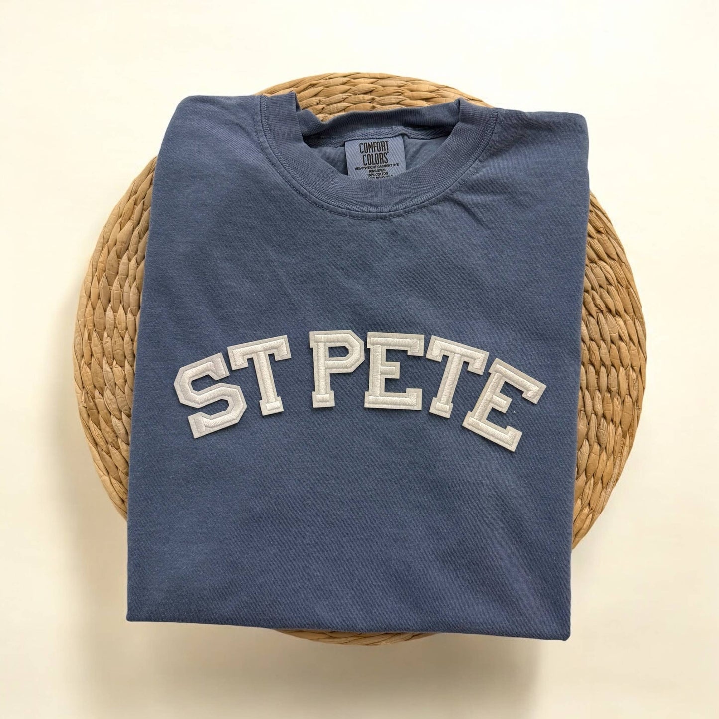 Comfort Colors St Pete Florida Short Sleeve Shirt Unisex T-shirt, Sweatshirt, Hoodie, Long Sleeve Tee - T-Shirt, Sweatshirt, Hoodie