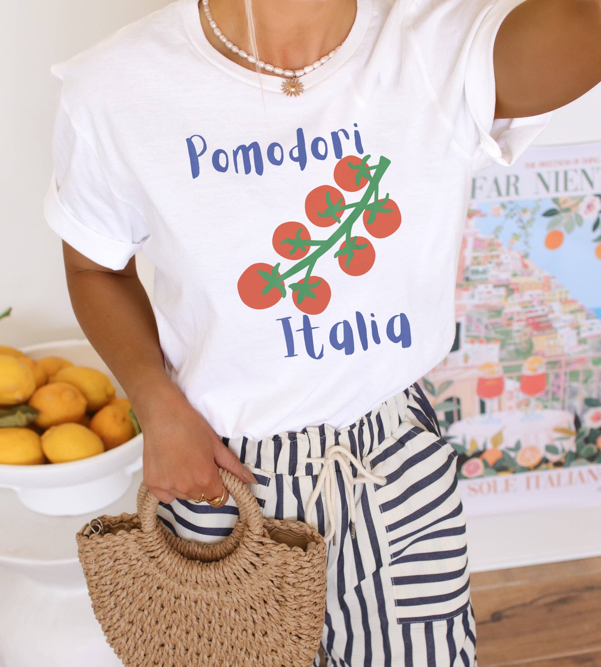 Pomodori Italia Graphic Tee | Summer Tee Unisex T-shirt, Sweatshirt, Hoodie, Long Sleeve Tee - T-Shirt, Sweatshirt, Hoodie