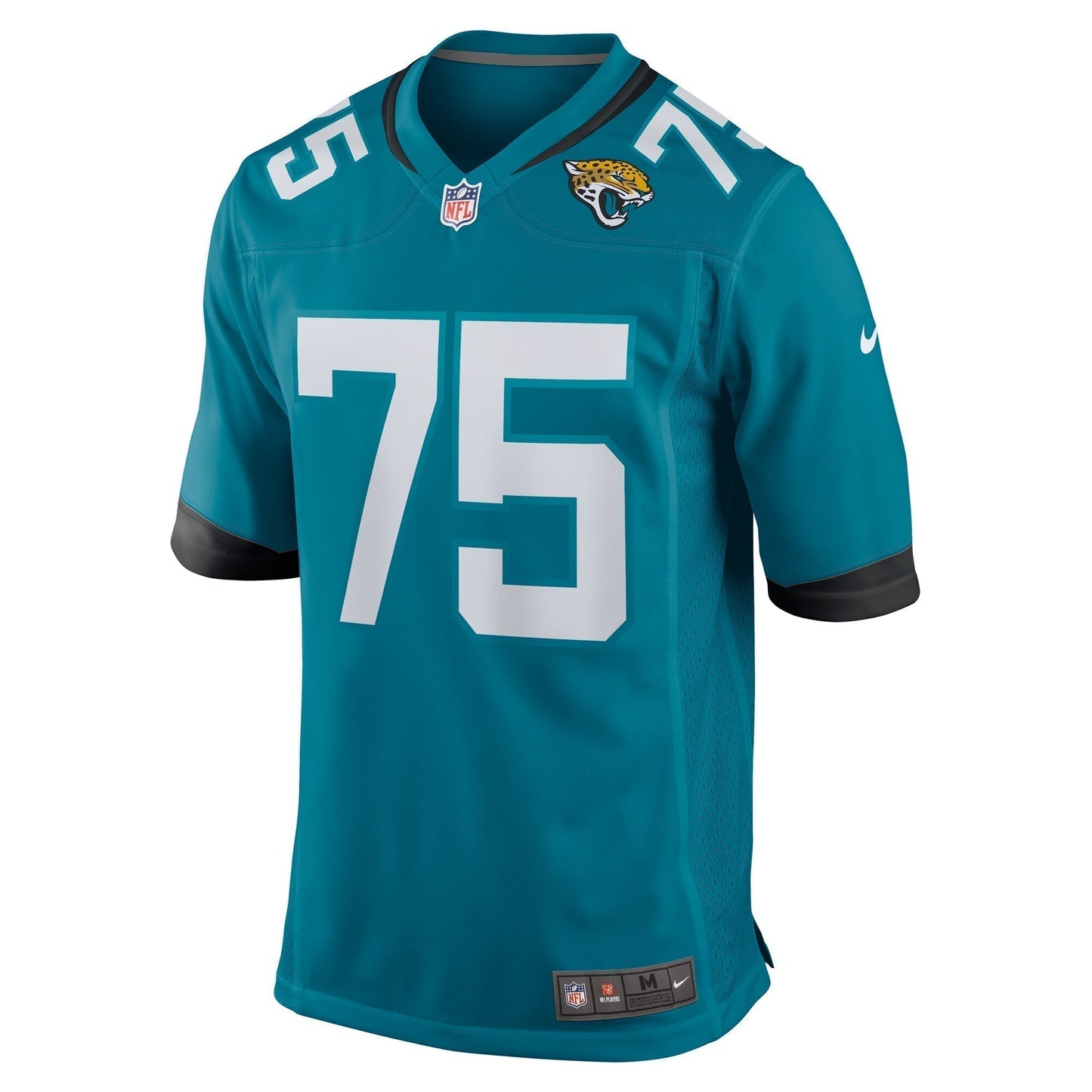 Cooper Hodges Jacksonville Jaguars Game Jersey - Teal football jersey product view 2