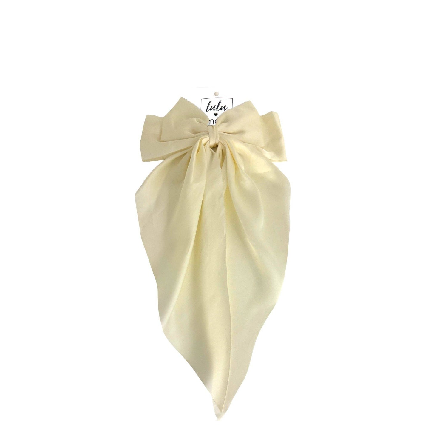 DDL-2270 Large Satin Bow  Ivory Unisex T-shirt, Sweatshirt, Hoodie, Long Sleeve Tee - T-Shirt, Sweatshirt, Hoodie