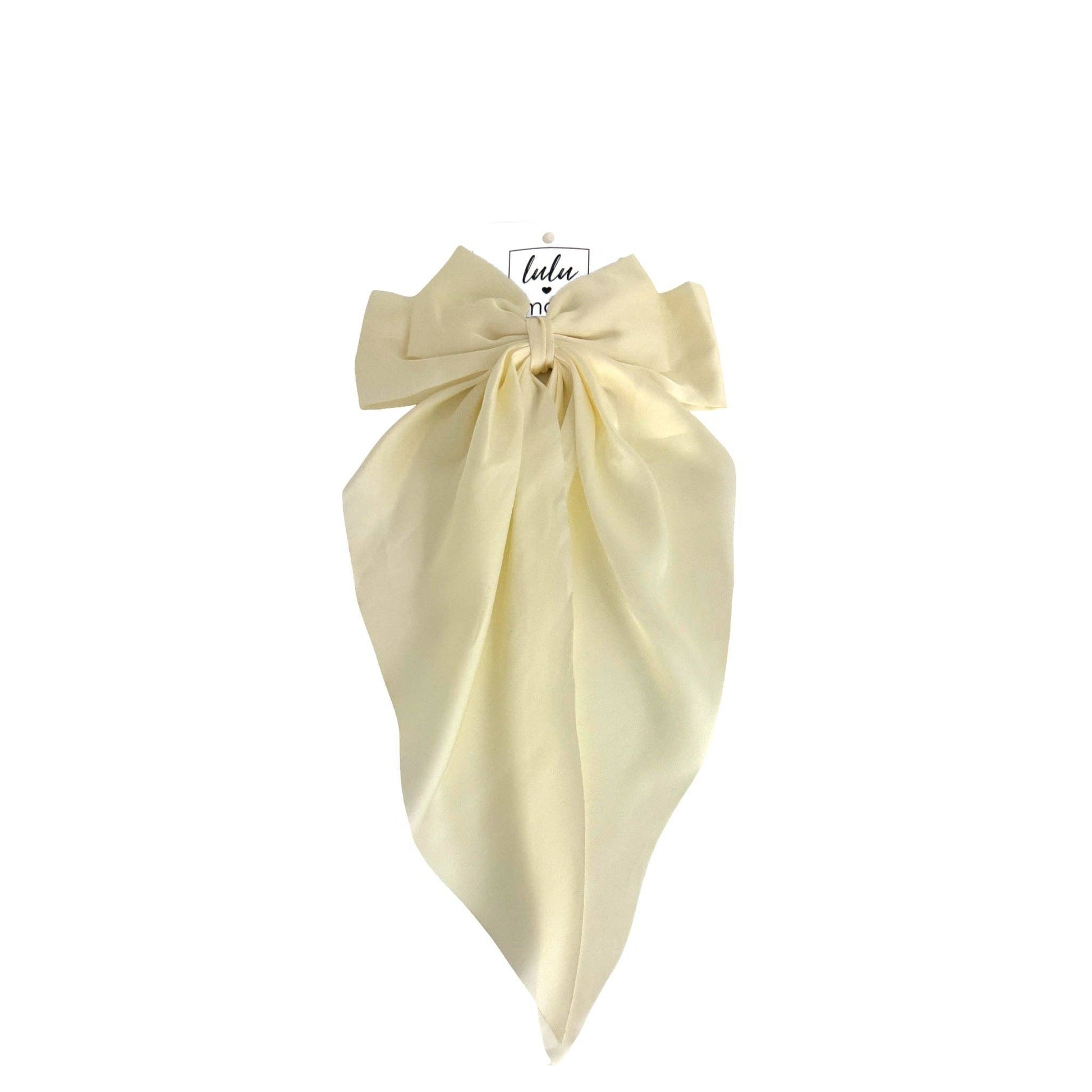 DDL-2270 Large Satin Bow  Ivory Unisex T-shirt, Sweatshirt, Hoodie, Long Sleeve Tee - T-Shirt, Sweatshirt, Hoodie
