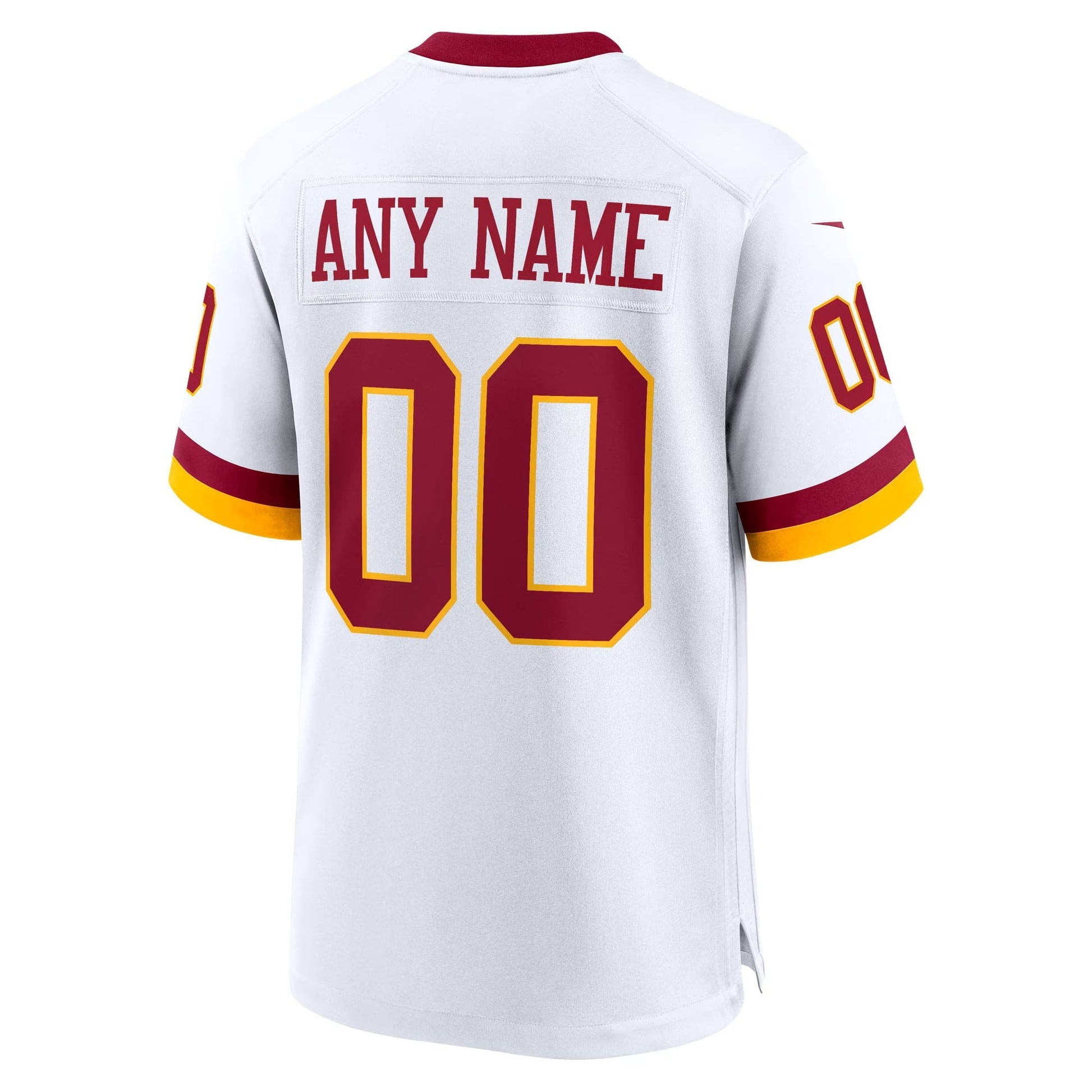 Washington Commanders White Game Super Bowl Era Custom Jersey football jersey product view 2