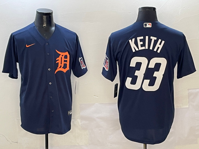 Men's Detroit Tigers Colt Keith Navy Limited Player Jersey baseball jersey product view 1