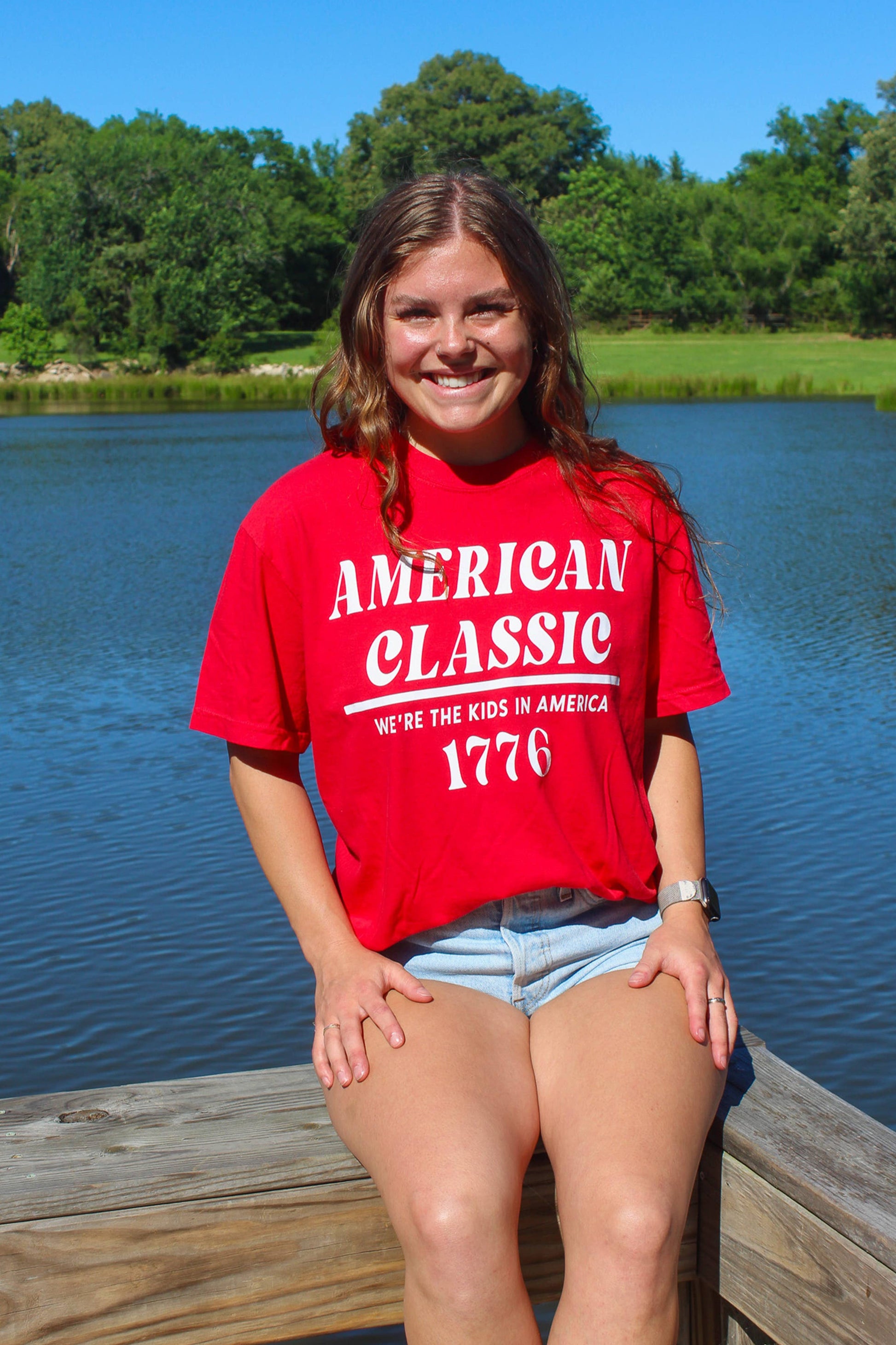 American Classic Graphic Tee Unisex T-shirt, Sweatshirt, Hoodie, Long Sleeve Tee - T-Shirt, Sweatshirt, Hoodie