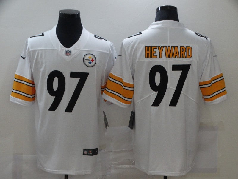 Men's Pittsburgh Steelers Cameron Heyward White Game Jersey football jersey product view 1