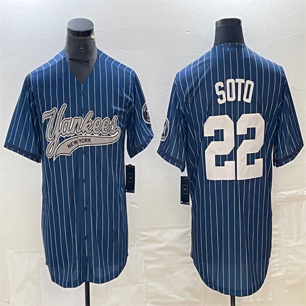 Los Angeles Dodgers #22 Juan Soto Blue Home Authentic Patch Jersey Baseball Jerseys baseball jersey product view 1