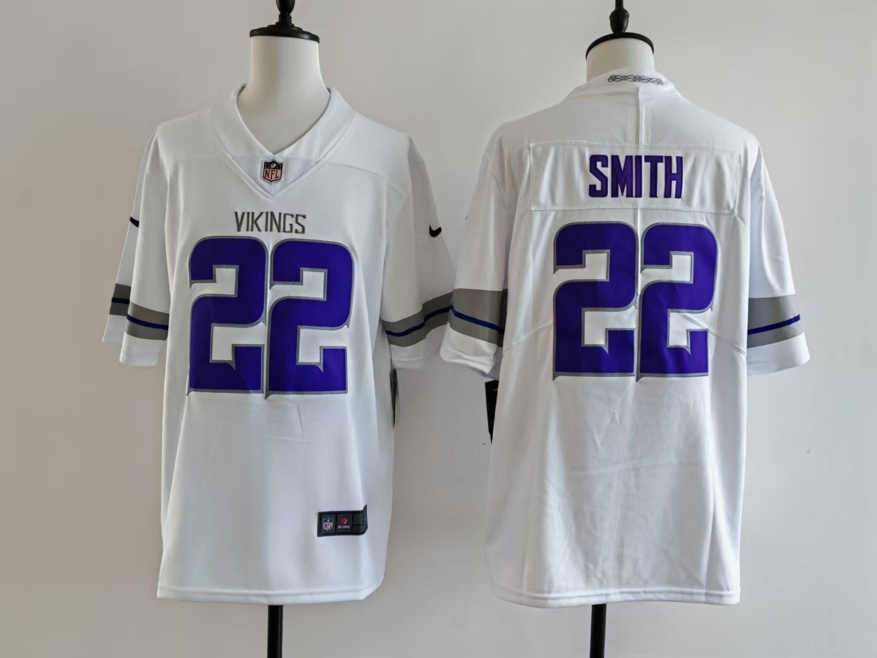 Men's Minnesota Vikings Harrison Smith Jersey - White football jersey product view 1