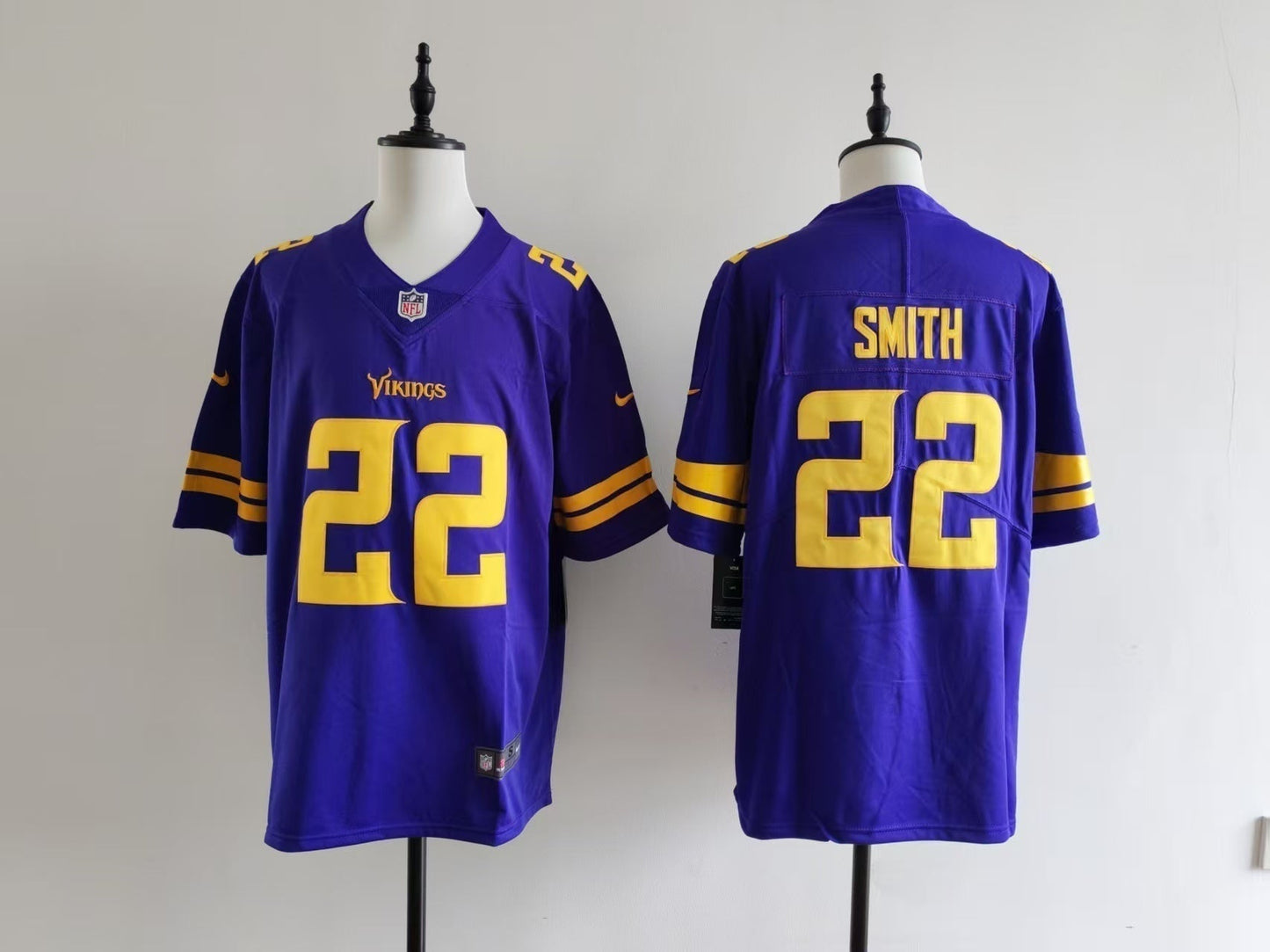 Men's Minnesota Vikings Harrison Smith Jersey - Purple football jersey product view 1