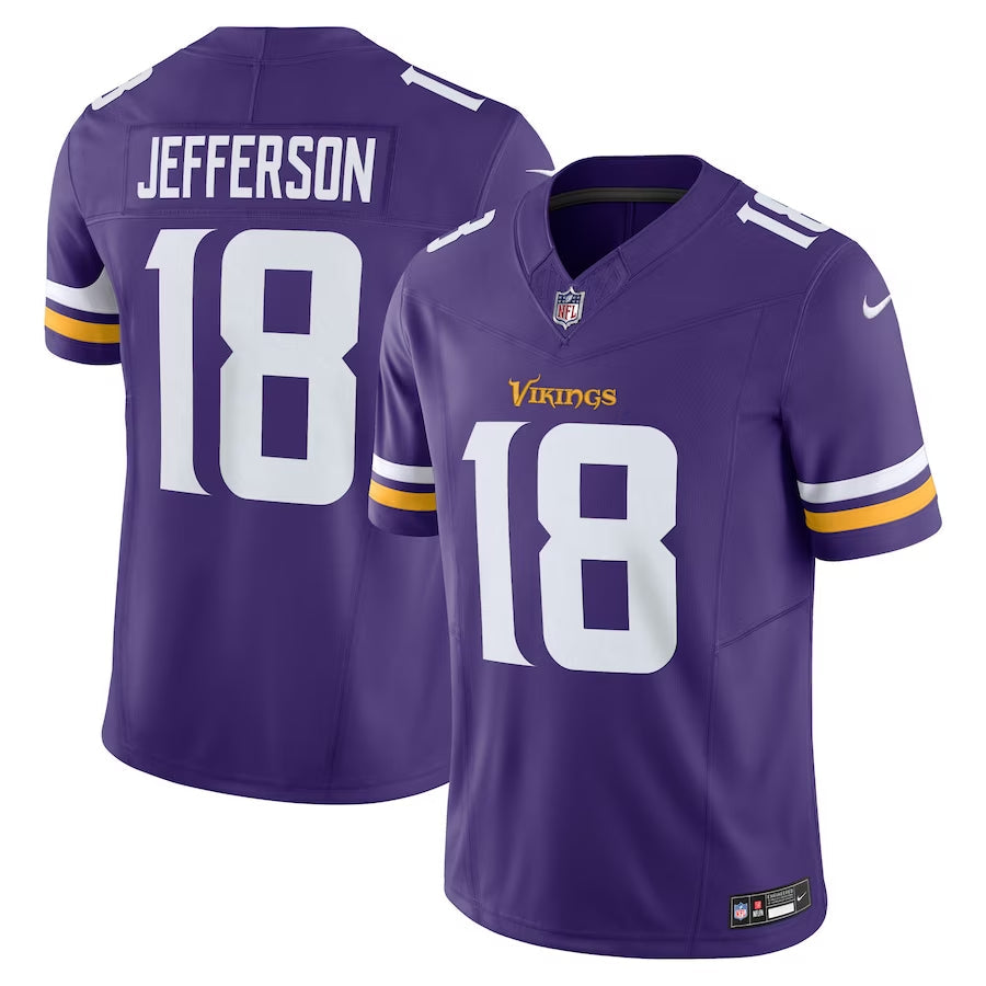 Minnesota Vikings justin jefferson Purple VaporF.U.S.E. Limited jersey football jersey product view 1